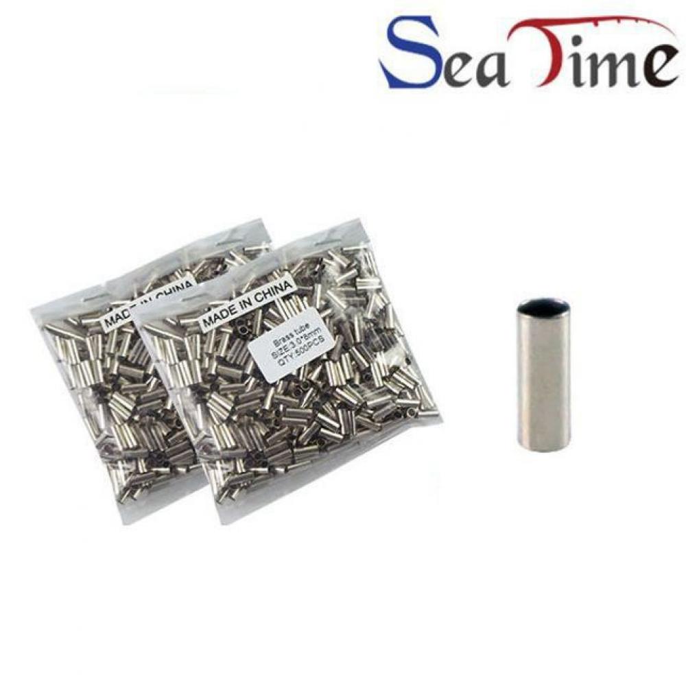 씨타임 원형슬리브 500개 3.0x8mm 낚시 채비 경심