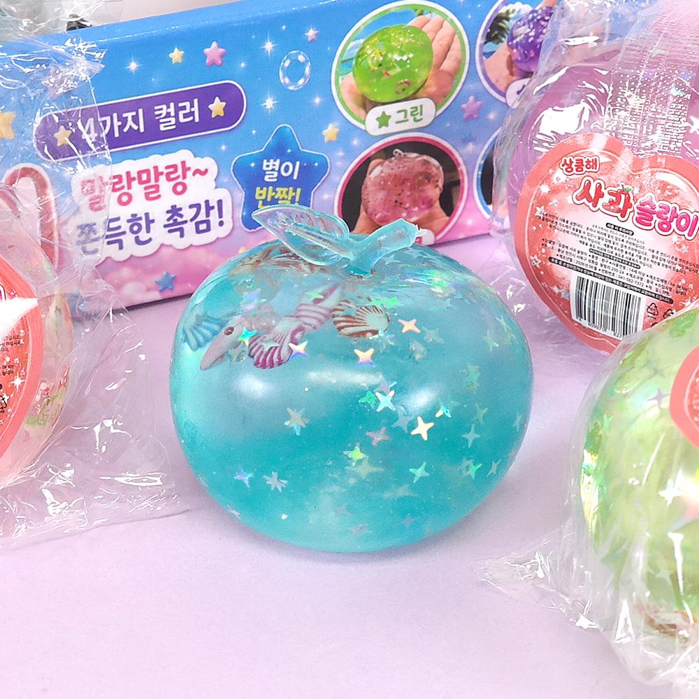 사과 슬랑이 5000 1박스 12개 (508) 말랑이 스퀴시