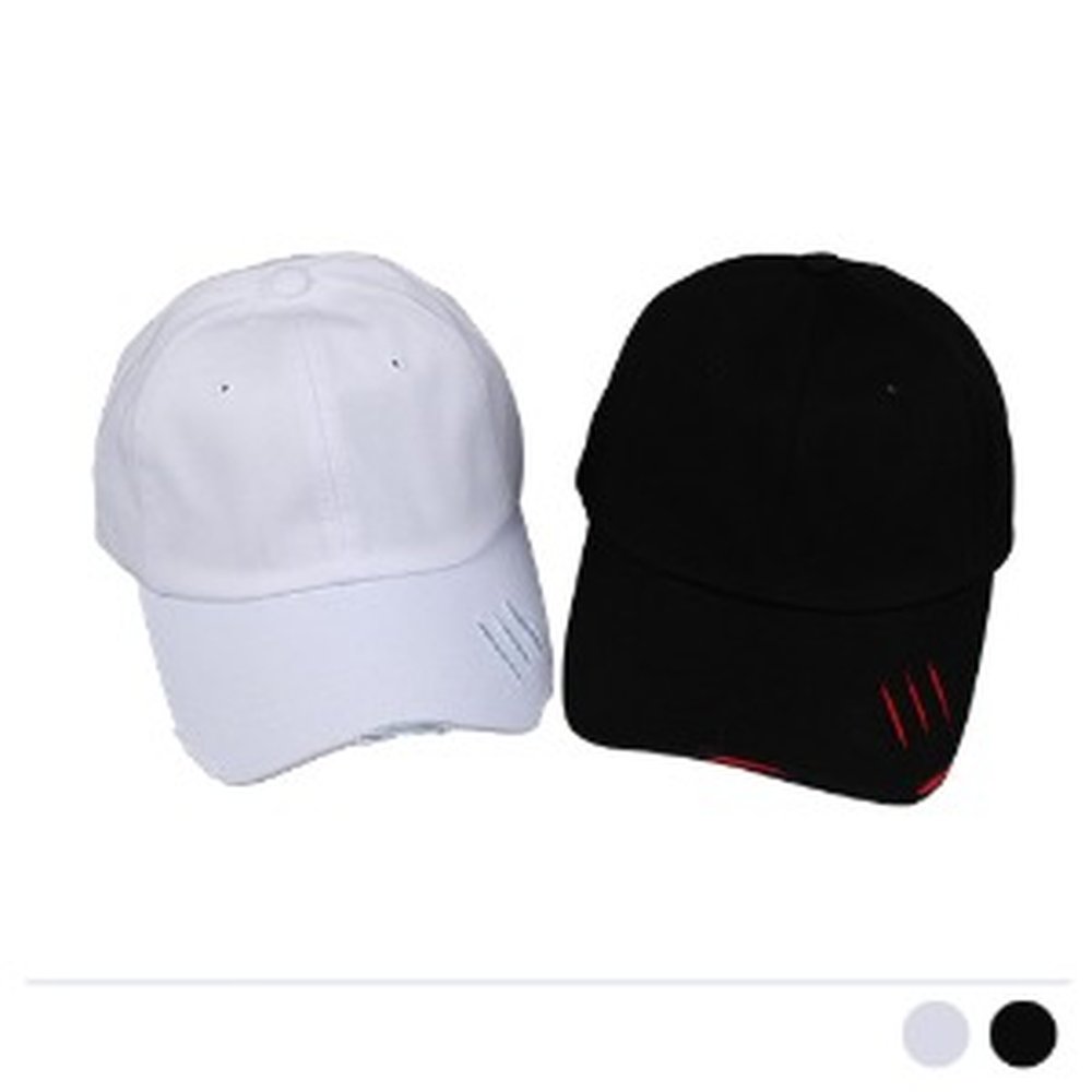 국산 배색 빈티지 야구 모자