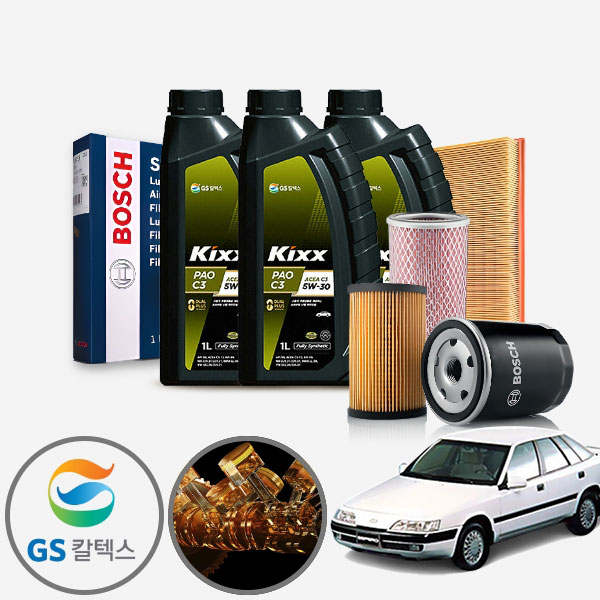 에스페로 1.5/1.8 가솔린 킥스파오 5W30 5W40 합성엔진오일 필터세트 4리터