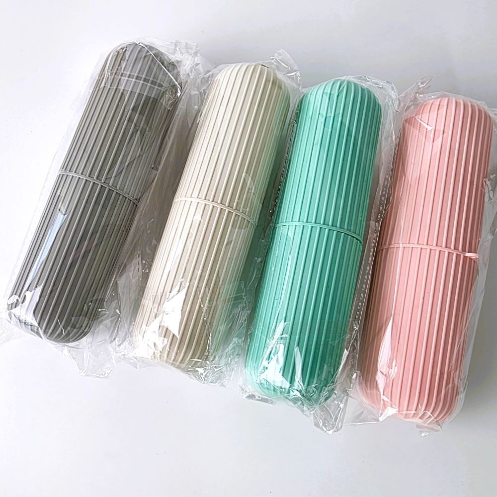 칫솔 치약 케이스 컵 겸용 여행용 세면도구 휴대 보관함