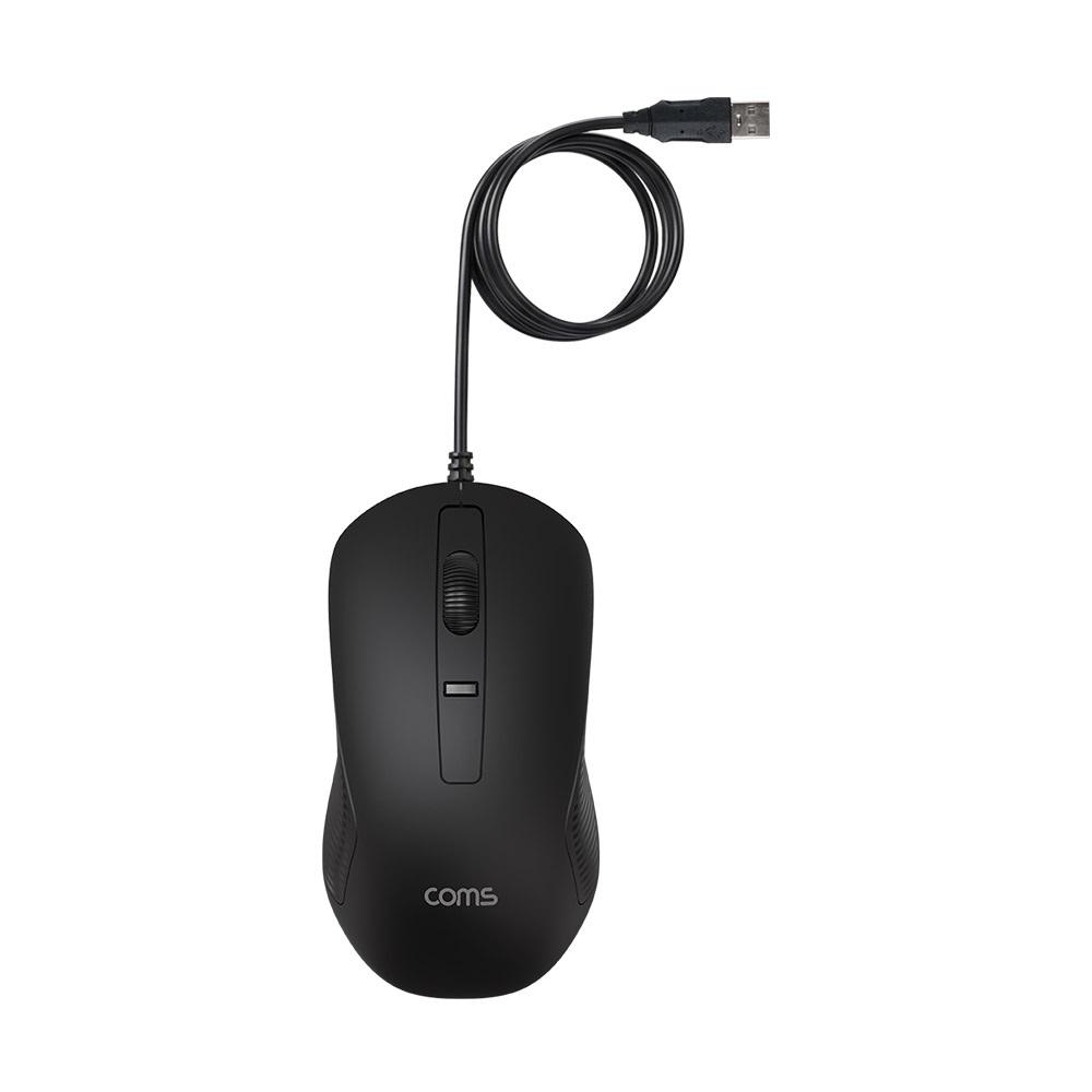 USB 유선 마우스 기본형 DPI 설정 PC 노트북 가정 사무실 학교 학원 매장 공공시설