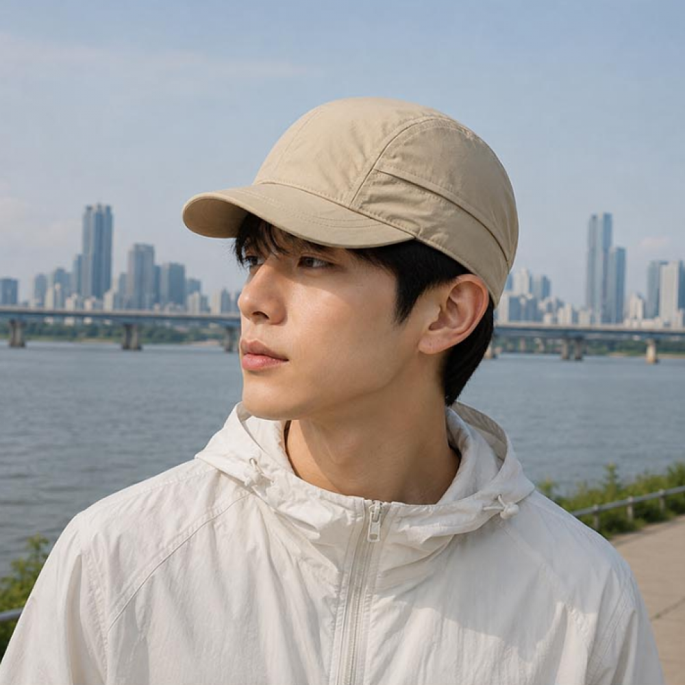 숏 챙 모자 남녀공용 경량 캡 등산 조깅 스포츠