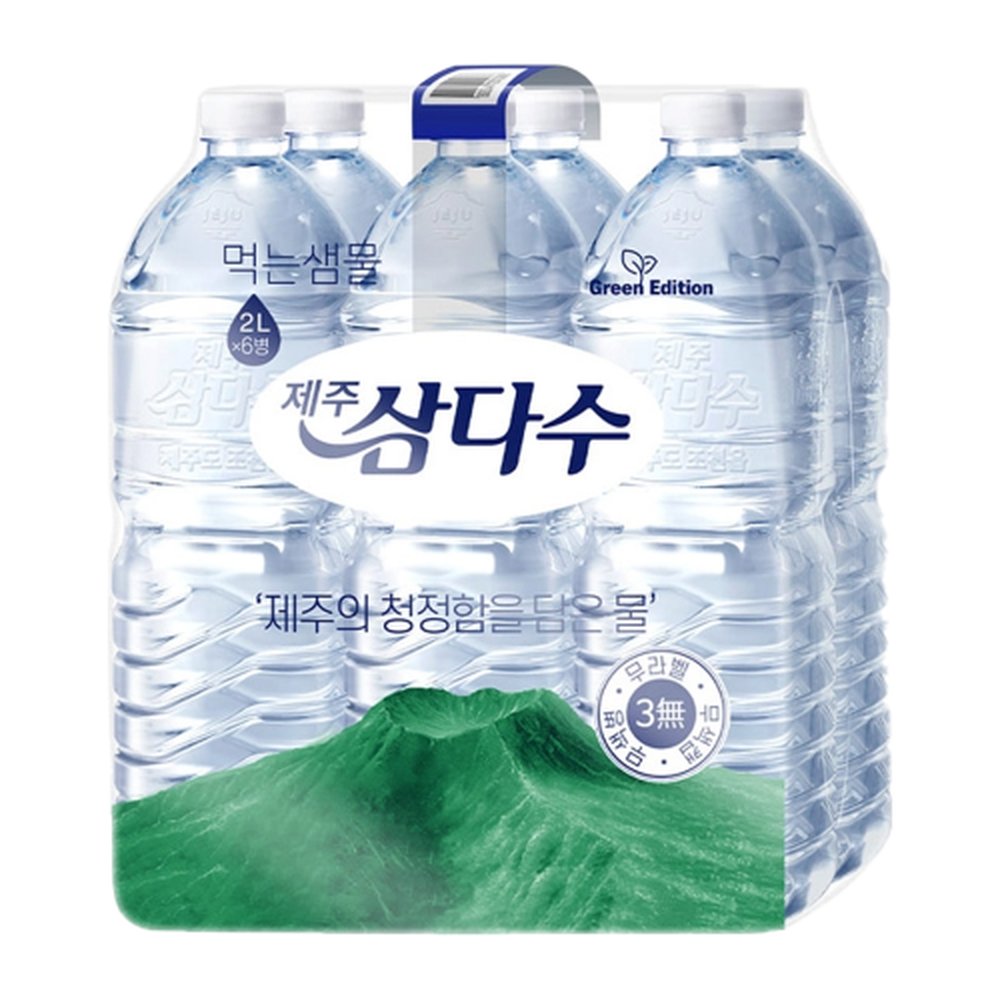 (제주) 삼다수 무라벨 생수 (2L)(6개입)