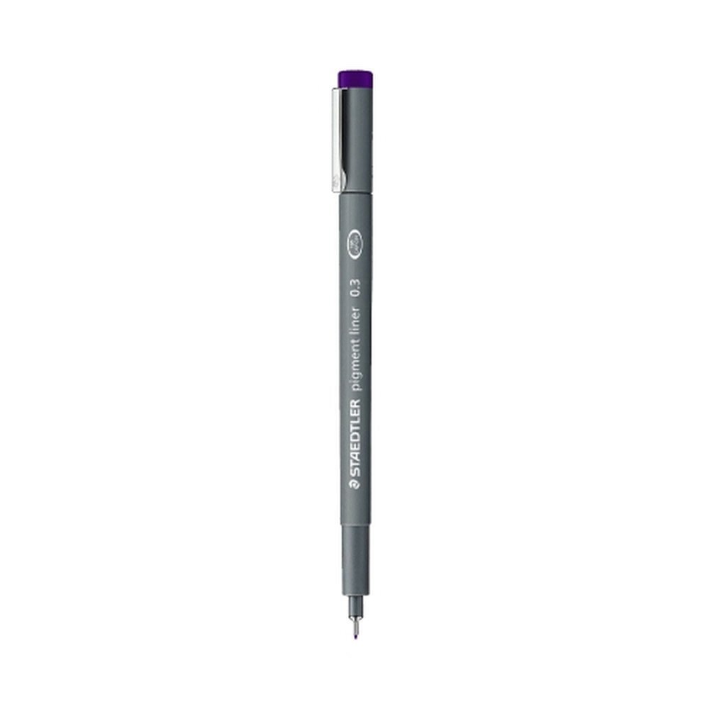 스테들러 피그먼트 라이너펜 칼라 보라색 308 03-6 0.3mm (1개입)