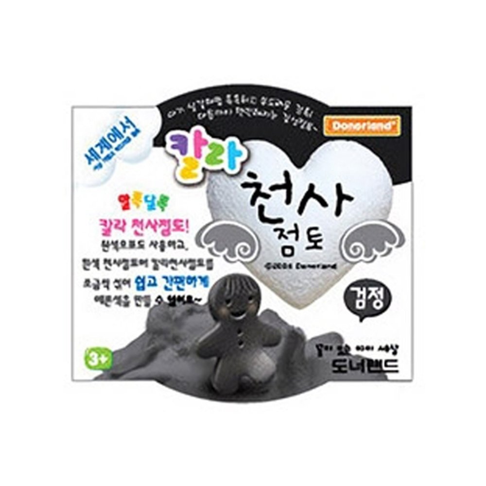 도너랜드 4000 칼라천사점토 검정30G 클레이 (1개입)