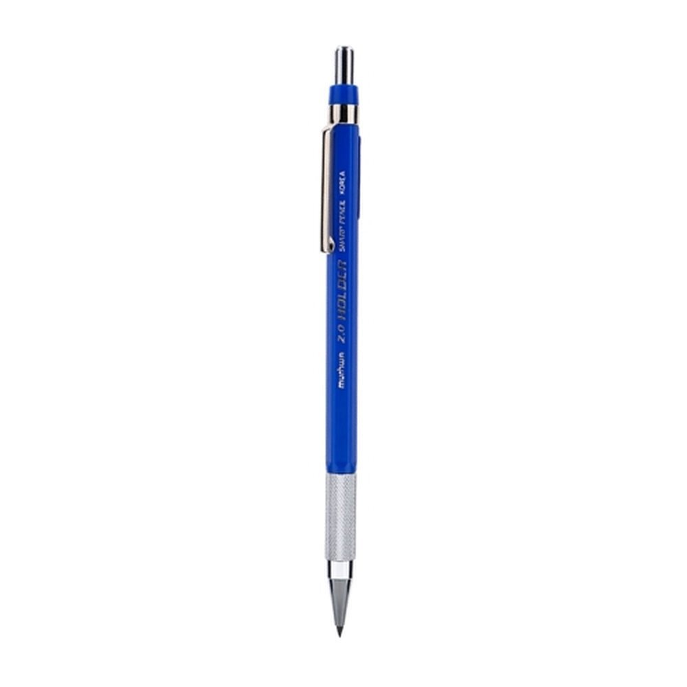문화연필 홀더펜 샤프펜 B 2.0mm / (심깍이내장) (1개입)