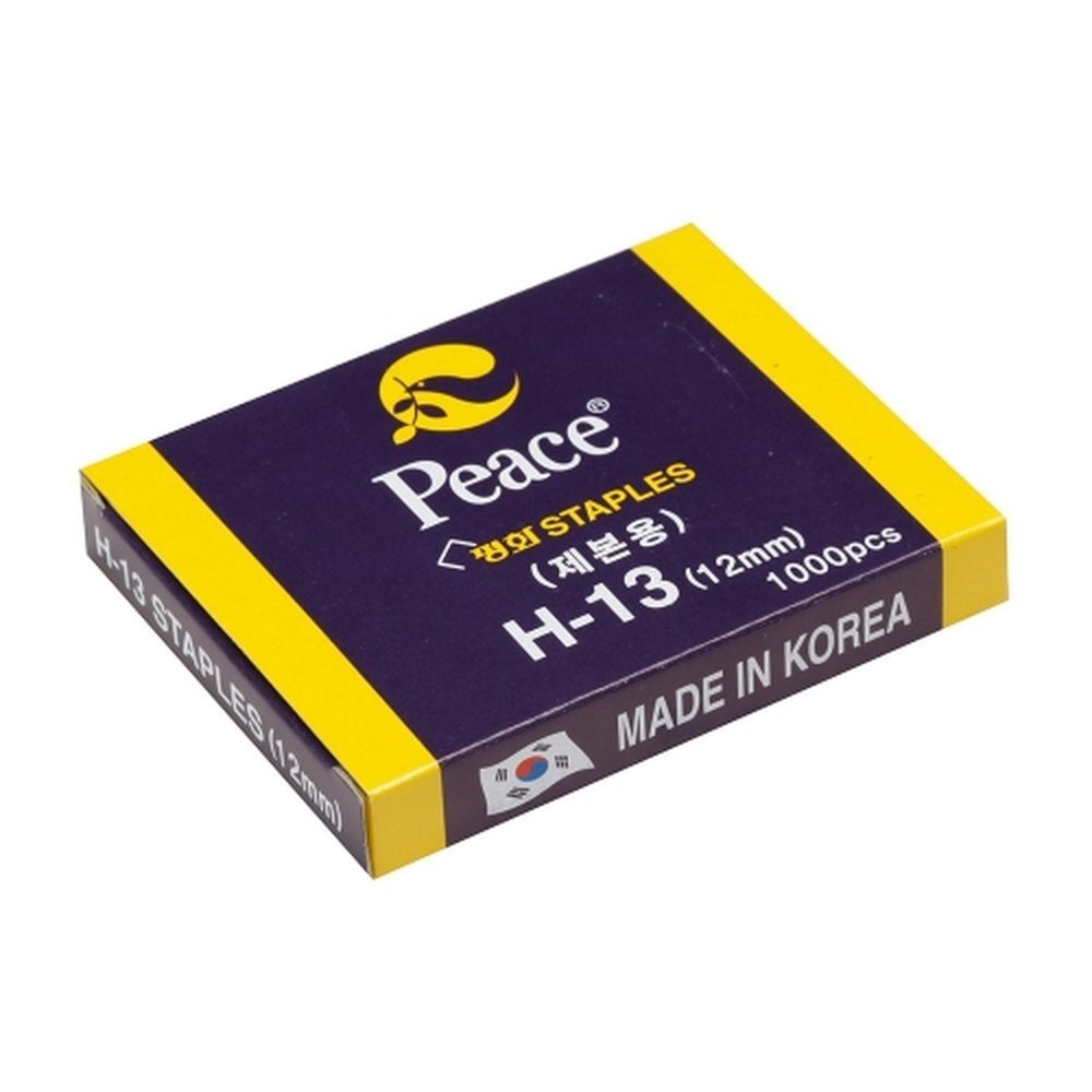 평화 스테플러침 H-13 12mm / 1000pcs (1개입)
