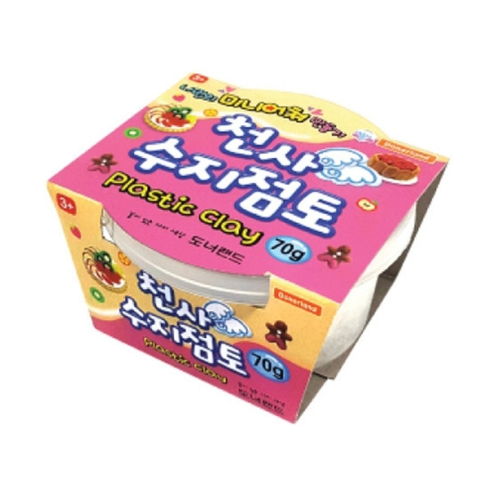 도너랜드 4000 천사 수지점토 흰색 70g (1개입)