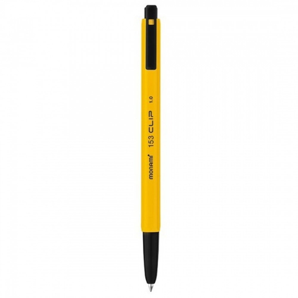 모나미 153볼펜 클립 흑 1.0mm 개 클립볼펜 (1개입)