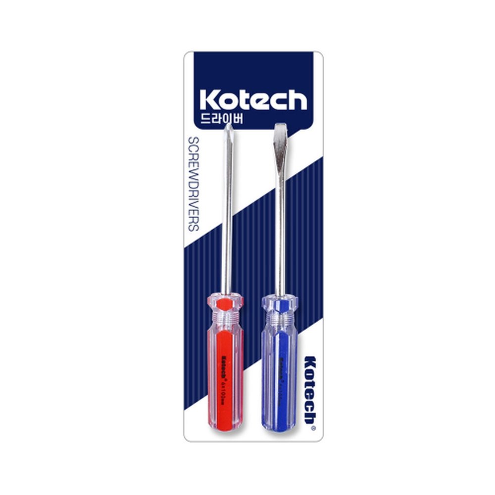 코텍 드라이버세트 2P 185mm K-6836
