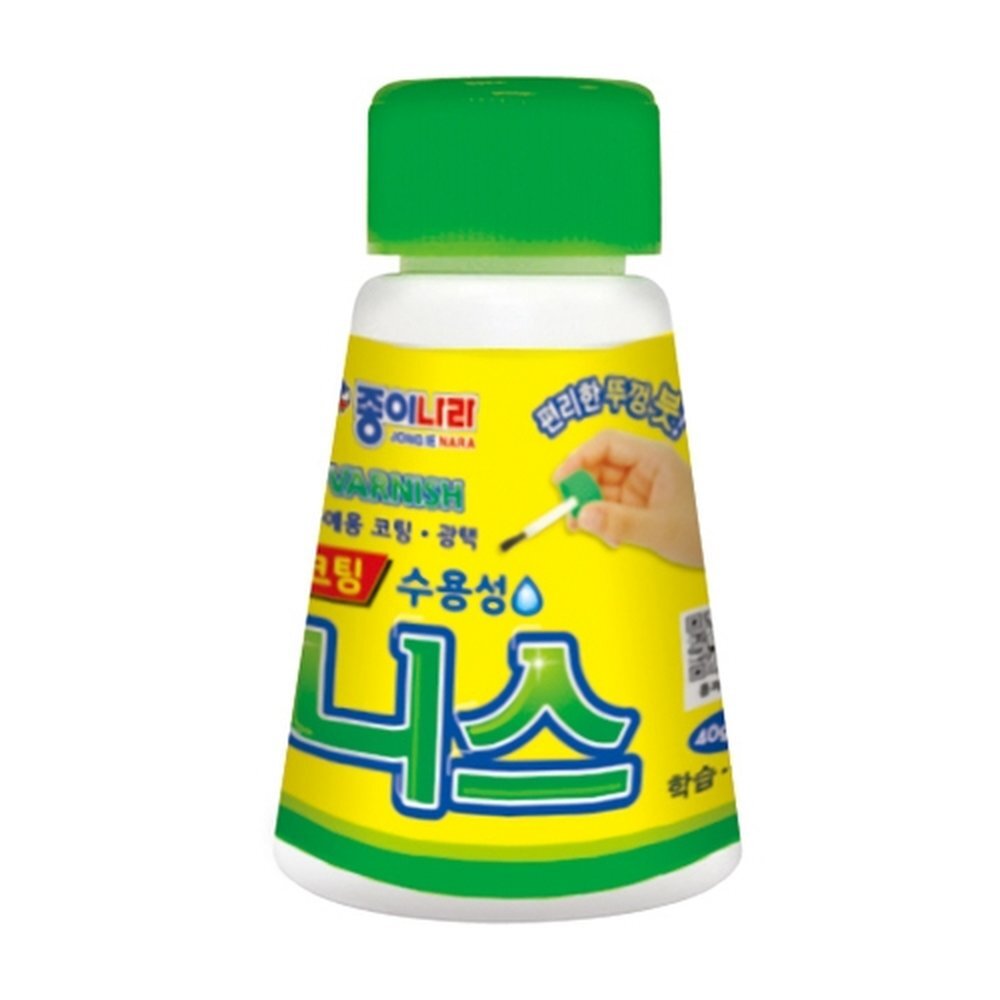 종이나라 2500 친환경수용성 니스 광택제 / 코팅 접착40g (1개입)