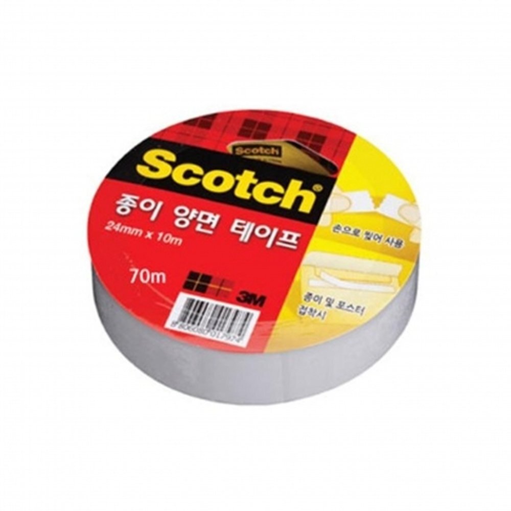 3M 스카치 종이양면테이프 24mmx10m (1개입)