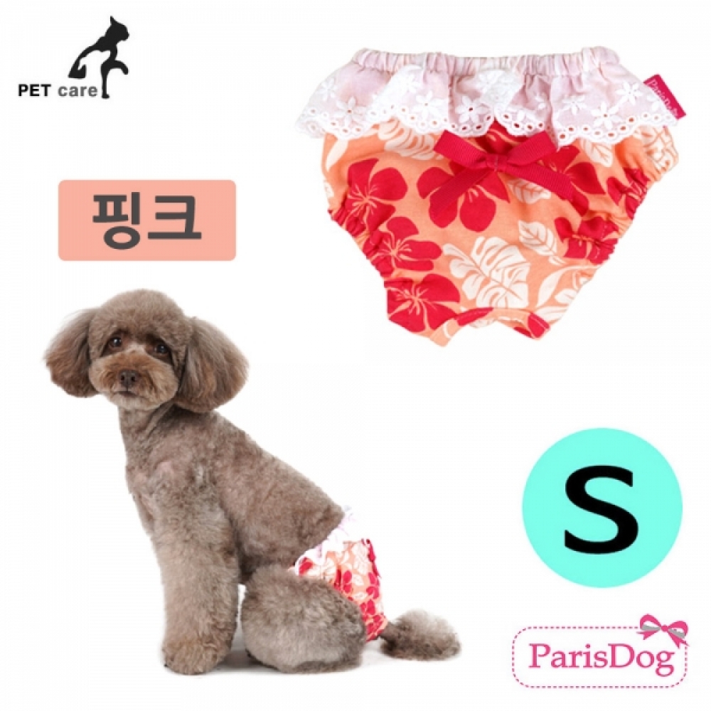 패리스독 욜로 생리팬티 (핑크) (S)