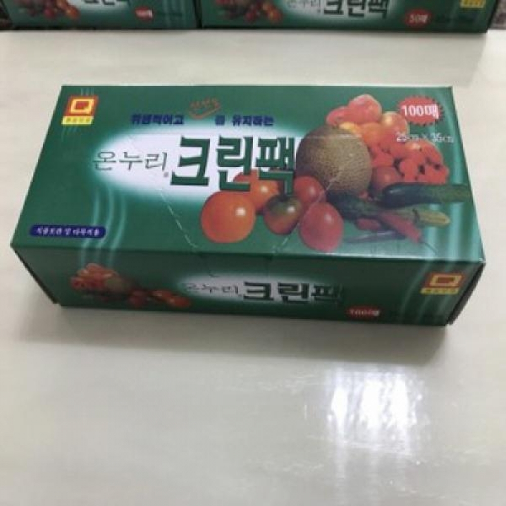 온누리 비닐위생팩 25cm X 35cm (100장)
