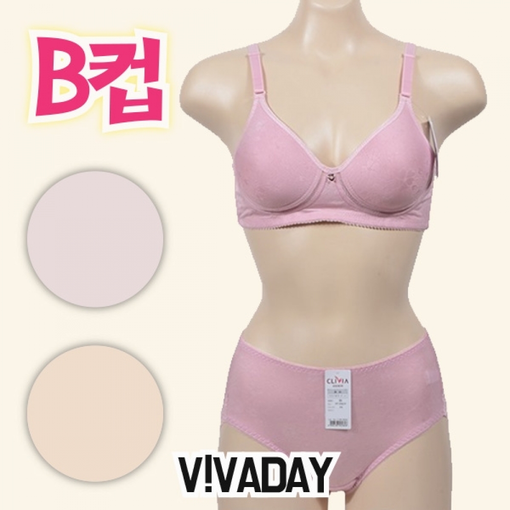 VIVADAY-CT06 베이직 브라팬티세트