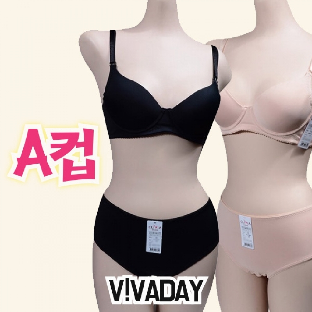 VIVADAY-CT19 몰드A컵브라팬티세트