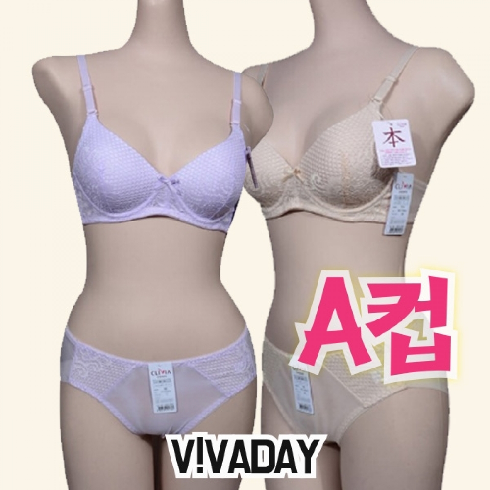 VIVADAY-CT22 A컵 여성 브라팬티세트
