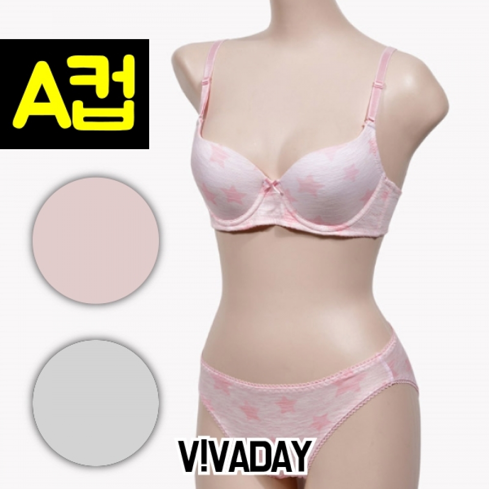 VIVADAY-GJ03 주니어A컵브라팬티세트