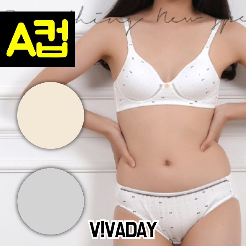 VIVADAY-GJ17 매쉬주니어3단계브라팬티세트
