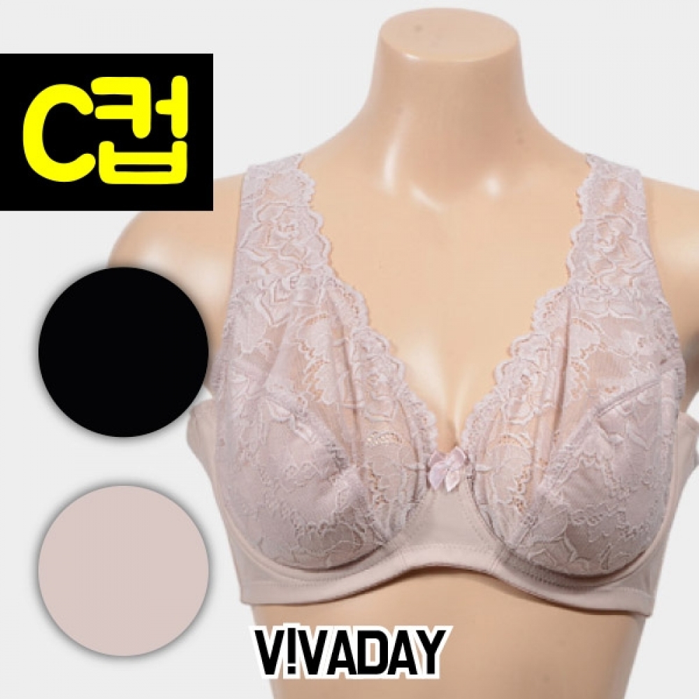 VIVADAY-PB20 플라워 풀컵 C컵 빅사이즈 브라