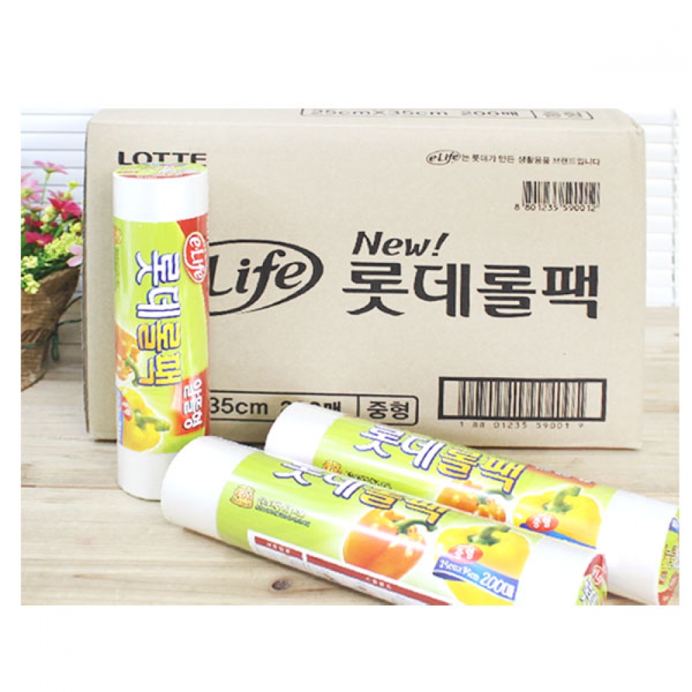(BOX)롯데롤팩(알뜰형)25X35X200매_30개입