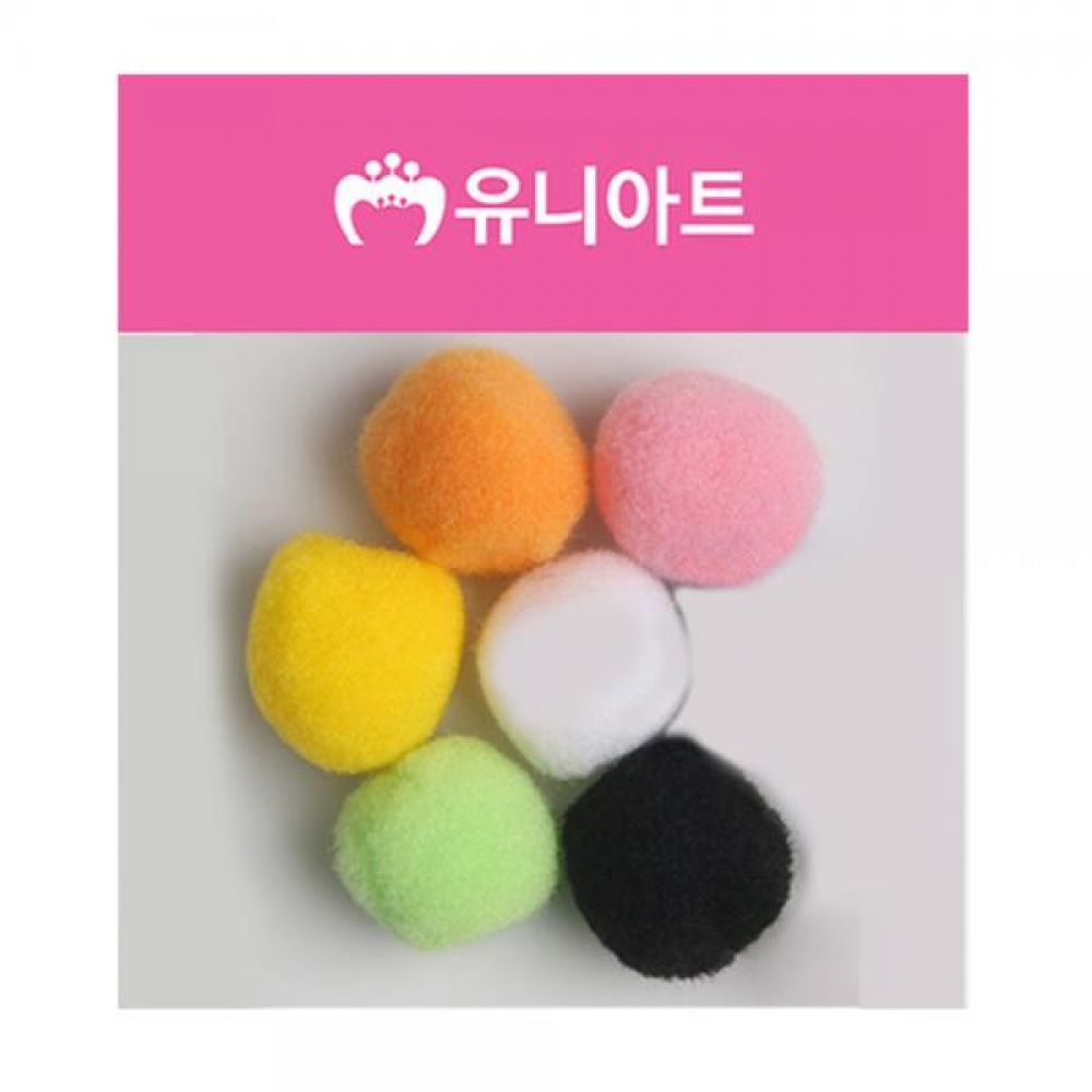 유니아트 1000 퐁퐁 40mm (혼합)