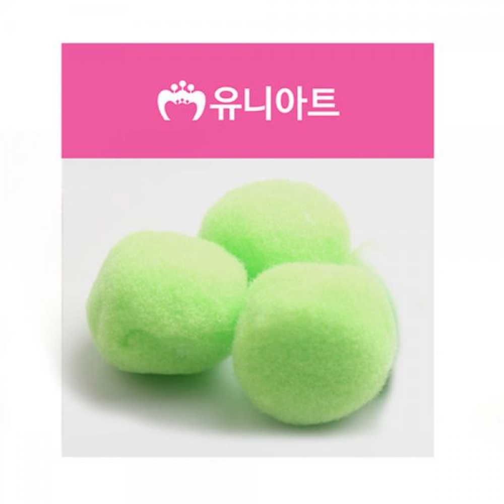 유니아트 1000 퐁퐁 50mm (연두)