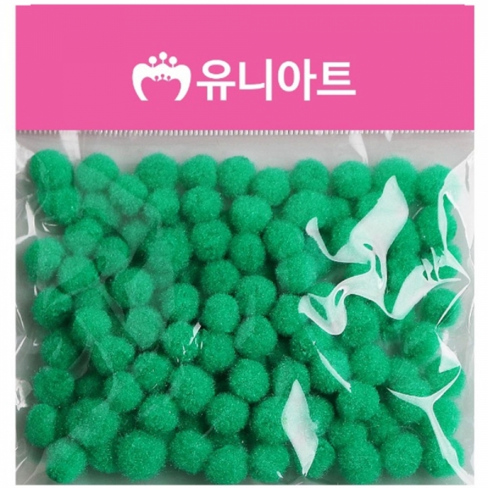 유니아트 1000 퐁퐁 10mm (초록)