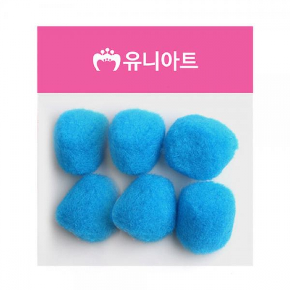 유니아트 1000 퐁퐁 40mm (파랑)