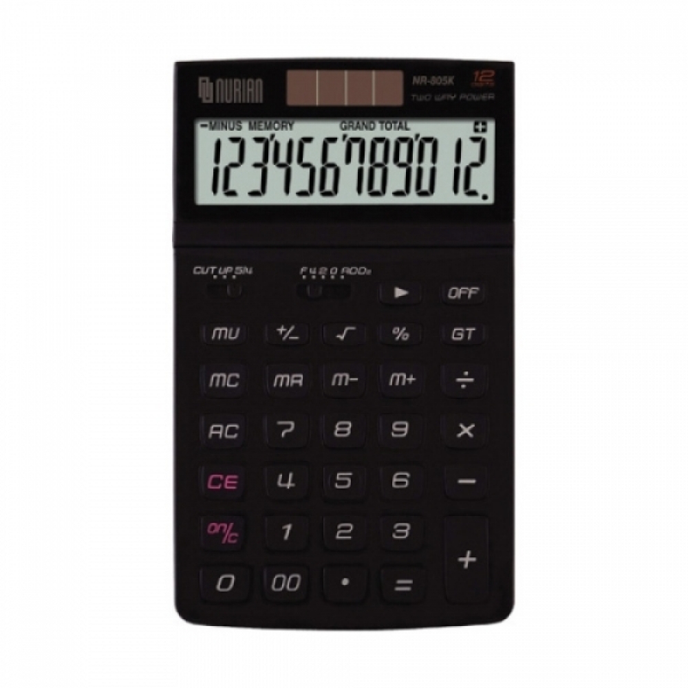 누리안)계산기(NR-805K 블랙 12자리)