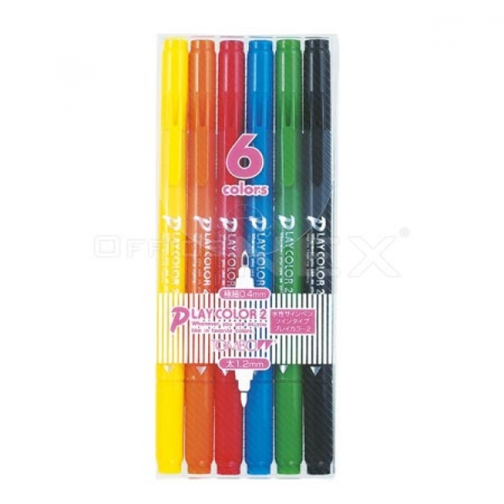 톰보 플레이컬러세트 0.4mm1.2mm6색