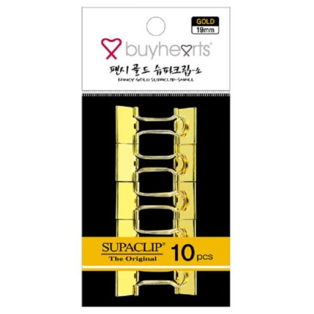 팬시 슈파크립 골드 소19mm10개입
