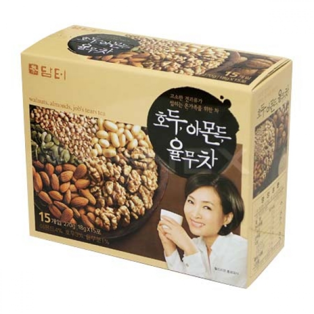 담터 호두아몬드율무차 18g X 15T