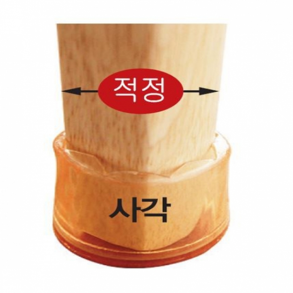 긁힘방지의자캡(사각 투명)소 0572 (4개입)