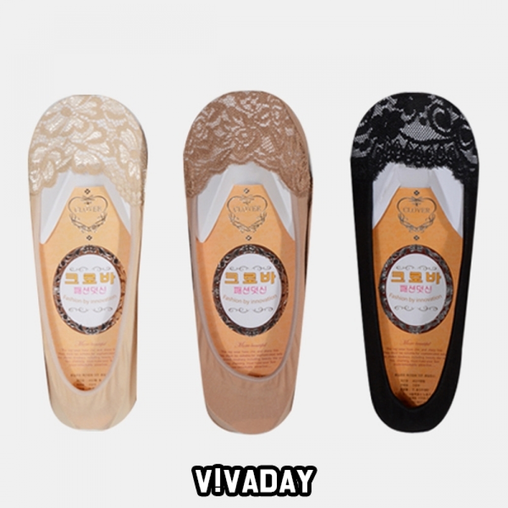 VIVADAY-SC141 앞코레이스 덧신