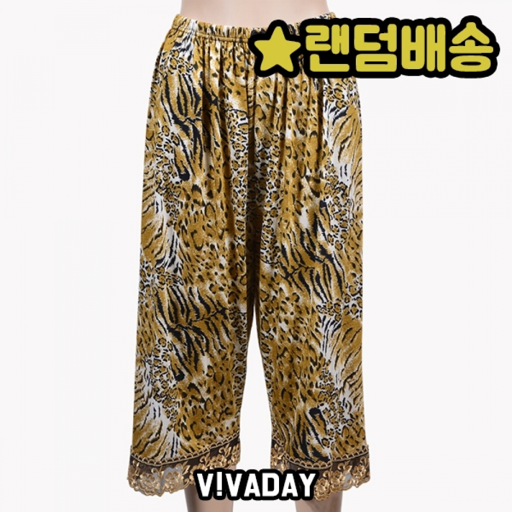 VIVADAY-SC252 레이스 자수 8부 여성 파자마