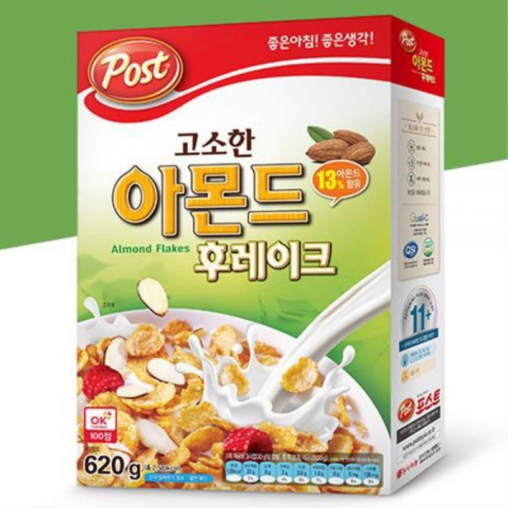 포스트 아몬드후레이크 620g 식단관리 씨리얼과자